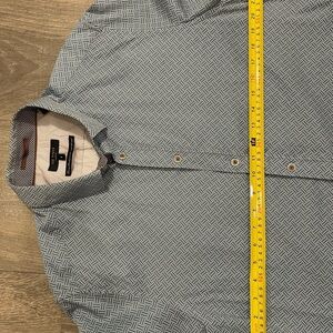 Ted Baker Geometric Blue Button Down Shirt